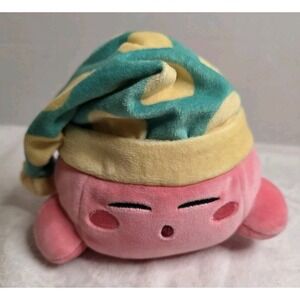 Sleeping Kirby Plush Club Mocchi-Mocchi Tomy Brand Nintendo 6 inch
